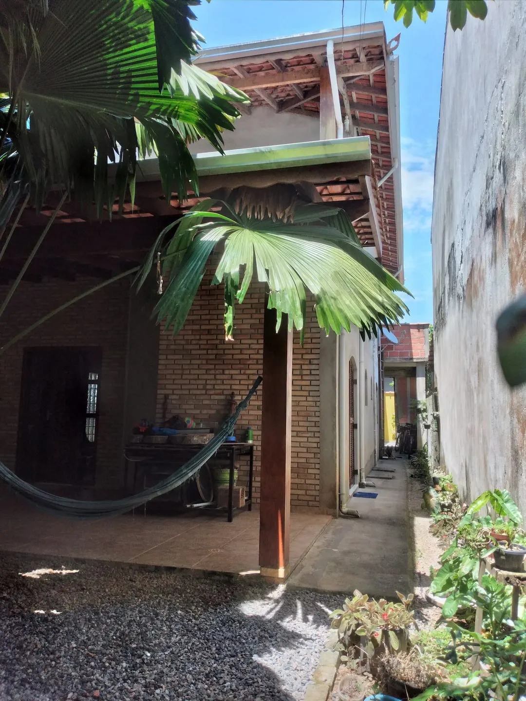 Casa Mahalo: área externa com rede